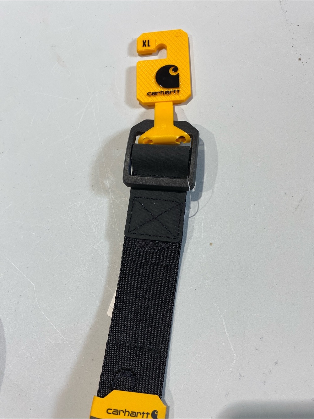 Carhartt Black Logo Webbing Belt. NWT Size XL